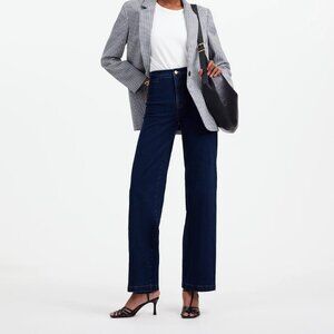 The Emmett Wide Leg Jean in Leffers Wash Welt Pocket